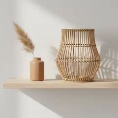 ROBERTA ALLEN - Farol Rattán 20x20 cm