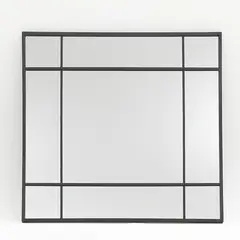 BASEMENT HOME - Espejo de pared Decorativo 90 cm x 90 cm Cuadrada