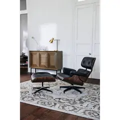 BASEMENT HOME - Poltrona Moderna en Cuero Liam 81.5 x 88 x 51 cm - 0% Interés a 3, 6 o 12 Cuotas Pagando con tu CMR Banco Falabella