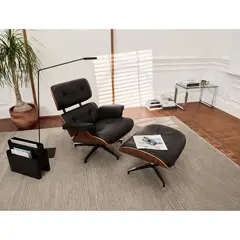 BASEMENT HOME - Poltrona Moderna en Cuero Liam 81.5 x 88 x 51 cm - 0% Interés a 3, 6 o 12 Cuotas Pagando con tu CMR Banco Falabella