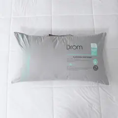 DROM - Almohada de Microfibra, Firmeza Suave 50 X 90 cm Sova Dobby