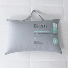 DROM - Almohada Set X2 en Microfibra Hipoalergénico, Firmeza Suave 50 X 70 cm