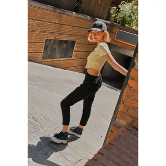 SYBILLA - Pantalón Recto Mujer Tiro alto