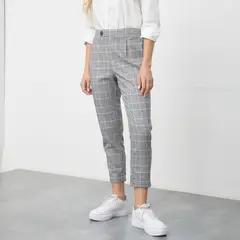 SYBILLA - Pantalón Recto Mujer Tiro alto