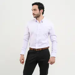 BASEMENT - Camisa Hombre Manga larga de Algodón
