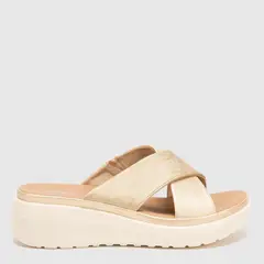 SOUTHLAND - Sandalia Casual para Mujer con Tacón Medio Belina