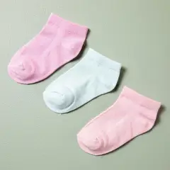YAMP - Pack de 3 pares de Medias para Niña en Algodón