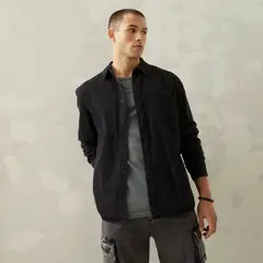 DENIMLAB - Camisa de jean Hombre Manga larga Slim de Algodón