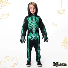 YAMP - Disfraz de Esqueleto para niño/a - Disfraz Esqueleto