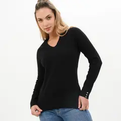 UNIVERSITY CLUB - Saco para Mujer de Algodón Ajustado