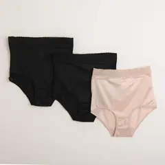 UNIVERSITY CLUB - Calzón Pack de 3 para Mujer