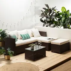 MICA - Juego de living de terraza Sardegna 4 puestos - 0% Interés a 3, 6 o 12 Cuotas Pagando con tu CMR Banco Falabella