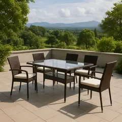 MICA - Juego de comedor Sardegna 6 puestos - 0% Interés a 3, 6 o 12 Cuotas Pagando con tu CMR Banco Falabella