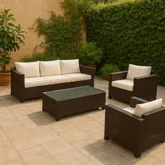 MICA - Juego de living de terraza Sardegna 5 puestos - 0% Interés a 3, 6 o 12 Cuotas Pagando con tu CMR Banco Falabella