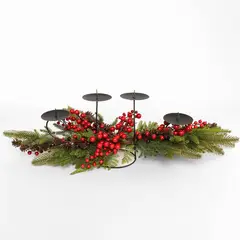 MICA - Centro de Mesa Navideño Berry 20 cm