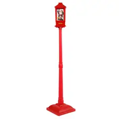 MICA - Figura Navideña: Papá Noel Farol 90 cm