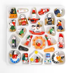 MICA - Adorno de Árbol: Set x24 2.7 cm