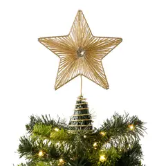 MICA - Adorno Punta de Árbol: Estrella 26 cm