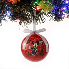 DISNEY - Bola de Navidad Disney: Minnie Roja 7.5 cm