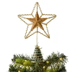 MICA - Adorno Punta de Árbol: Estrella 27 cm