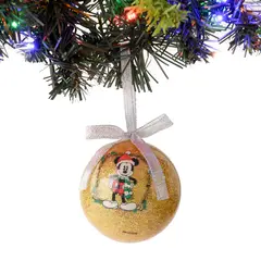 DISNEY - Bola de Navidad Disney: Mickey Verde 7.5 cm