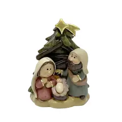 MICA - Pesebre de Navidad Árbol 9x7x12 cm
