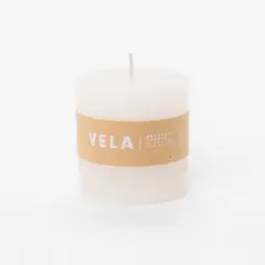 MICA - Vela sin aroma Cera 7.5 x 7.5 cm