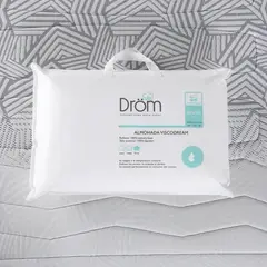 DROM - Almohada en Memory Foam, Firme 40 X 60 cm Viscodream