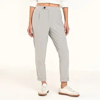 SYBILLA - Pantalón Recto Mujer Tiro alto