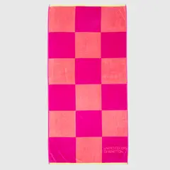 BENETTON - Toalla de playa CHECK PUNCH 80x160 cm