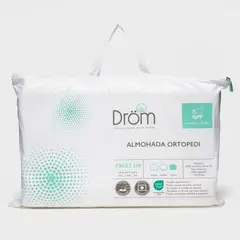 DROM - Almohada Viscoelástica Cervical Ortopedi Estándar 35x53cm