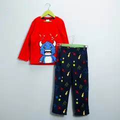 YAMP - Pijama para Niño 2 piezas con Estampado Cintura elásticada Manga larga