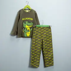YAMP - Pijama para Niño 2 piezas con Estampado Cintura elásticada Manga larga