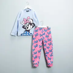 MINNIE - Pijama para Niña 2 piezas con Estampado Cintura elásticada Manga larga