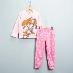 PAW PATROL - Pijama para Niña 2 piezas con Estampado Cintura elásticada Manga larga