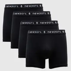 NEWBOAT - Boxers Hombre Pack de 4 de Algodón