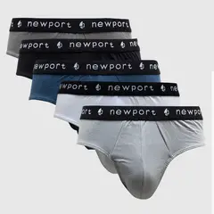 NEWPORT - Pack slip Hombre Pack de 5 de Algodón