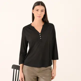 UNIVERSITY CLUB - Blusa para Mujer con Flores Manga 3/4