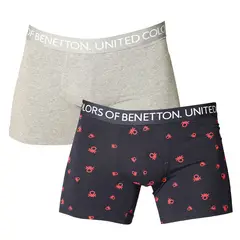 BENETTON - Boxer Hombre Pack de 2 de Algodón