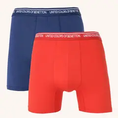 BENETTON - Boxers para Hombre Pack de 2