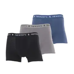 NEWPORT - Boxers para Hombre Pack de 3 Newboat