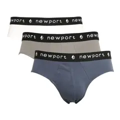 NEWPORT - Calzoncillos Hombre Pack de 3 de Algodón