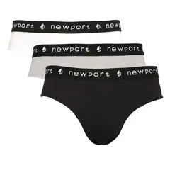 NEWPORT - Calzoncillos Hombre Pack de 3 de Algodón
