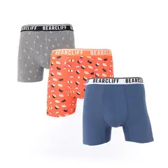 BEARCLIFF - Boxer Hombre Pack de 3 de Algodón