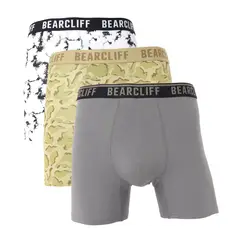 BEARCLIFF - Boxer Hombre Pack de 3 de Algodón