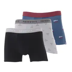 NEWPORT - Boxers para Hombre Pack de 3