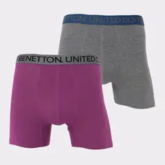 BENETTON - Boxers para Hombre Pack de 2