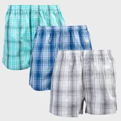 NEWBOAT - Boxers Hombre Pack de 3 de Algodón