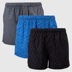 NEWBOAT - Boxers Hombre Pack de 3 de Algodón