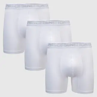 BENETTON - Boxer Hombre Pack de 3 de Algodón